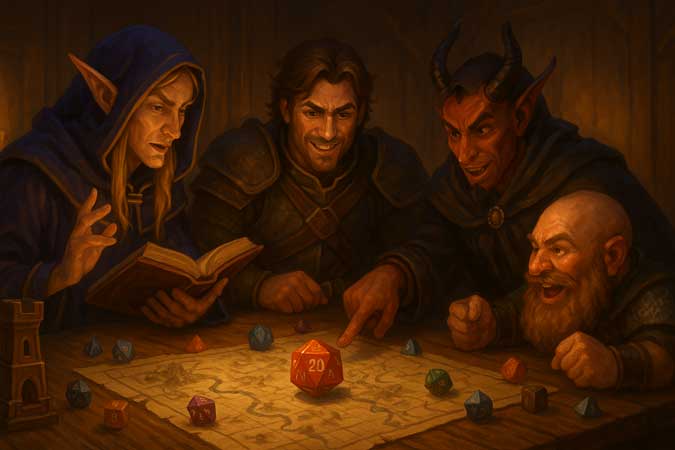راهنمای شروع بازی D&D