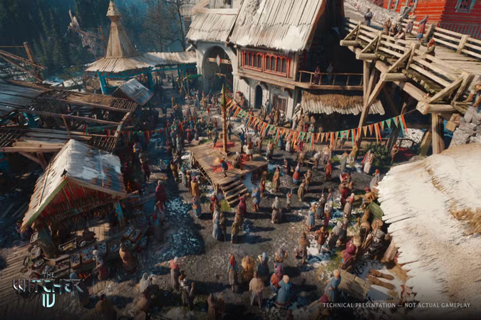 بخشی از دموی منتشر شده Witcher 4